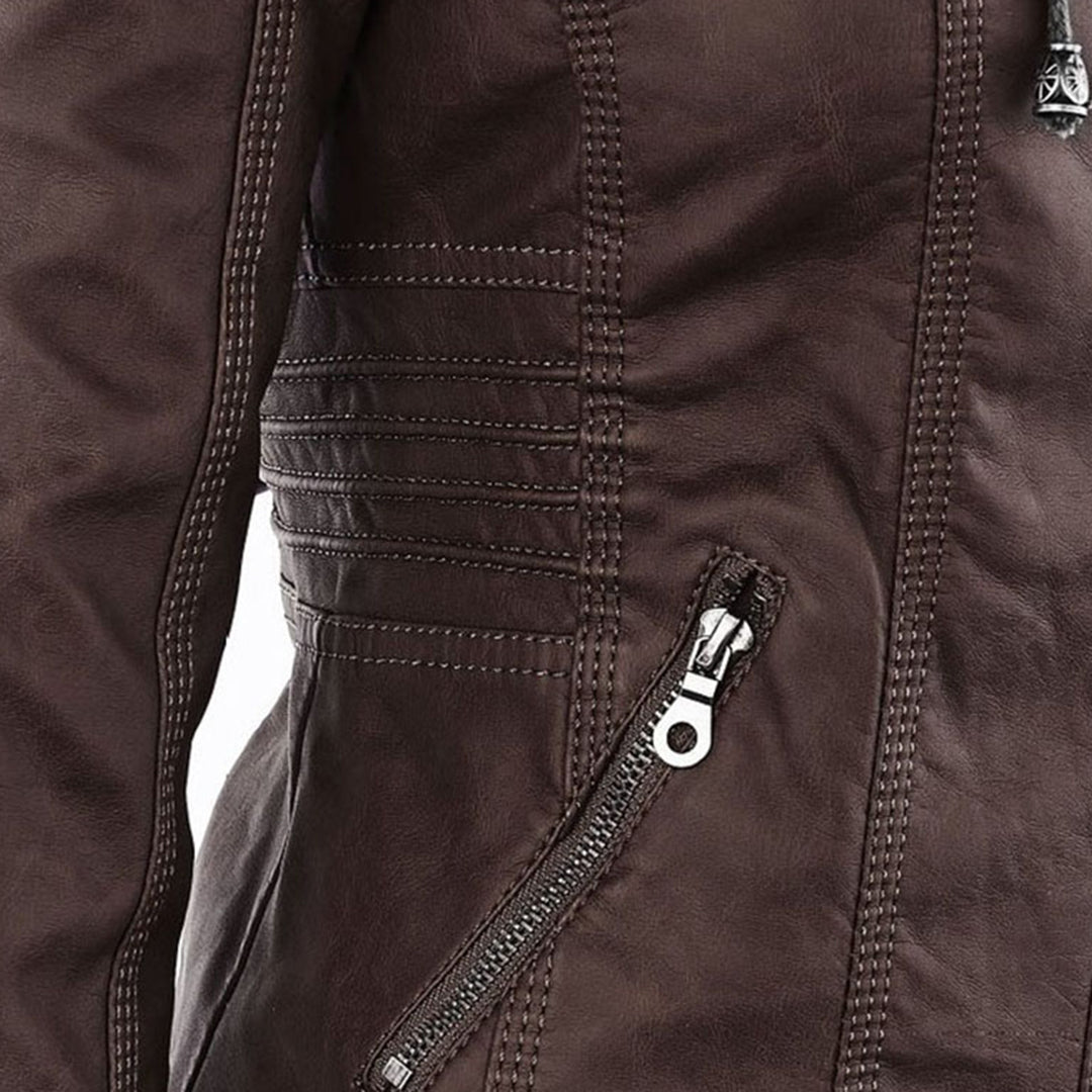 Jaqueta de couro da moda - Zara