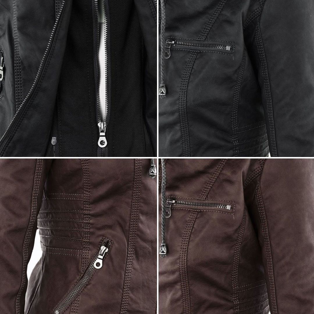 Jaqueta de couro da moda - Zara