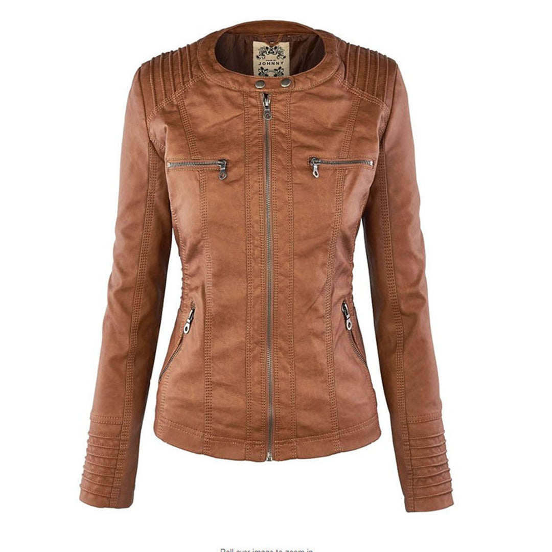 Jaqueta de couro da moda - Zara