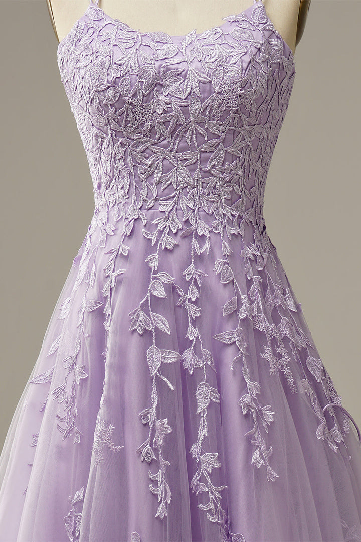 Vestido de baile de tule elegante com aplicações - Victoria