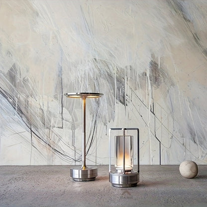 Lâmpada de mesa LED com toque estilo japonês - ZenLight