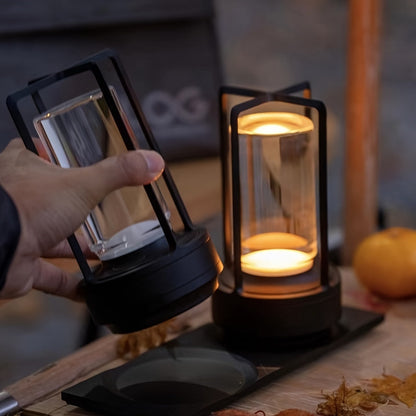 Lâmpada de mesa LED com toque estilo japonês - ZenLight