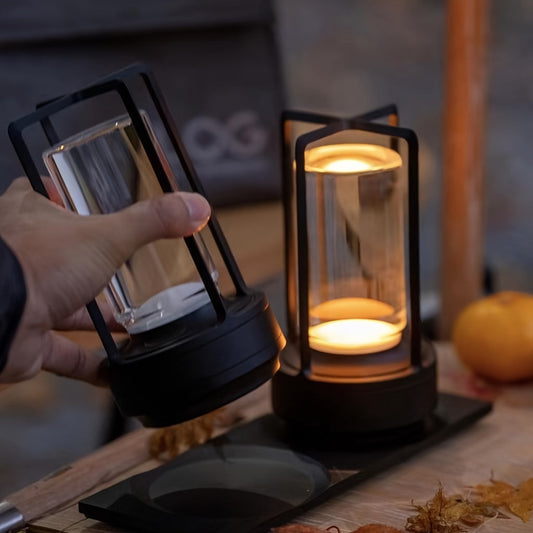 Lâmpada de mesa LED com toque estilo japonês - ZenLight