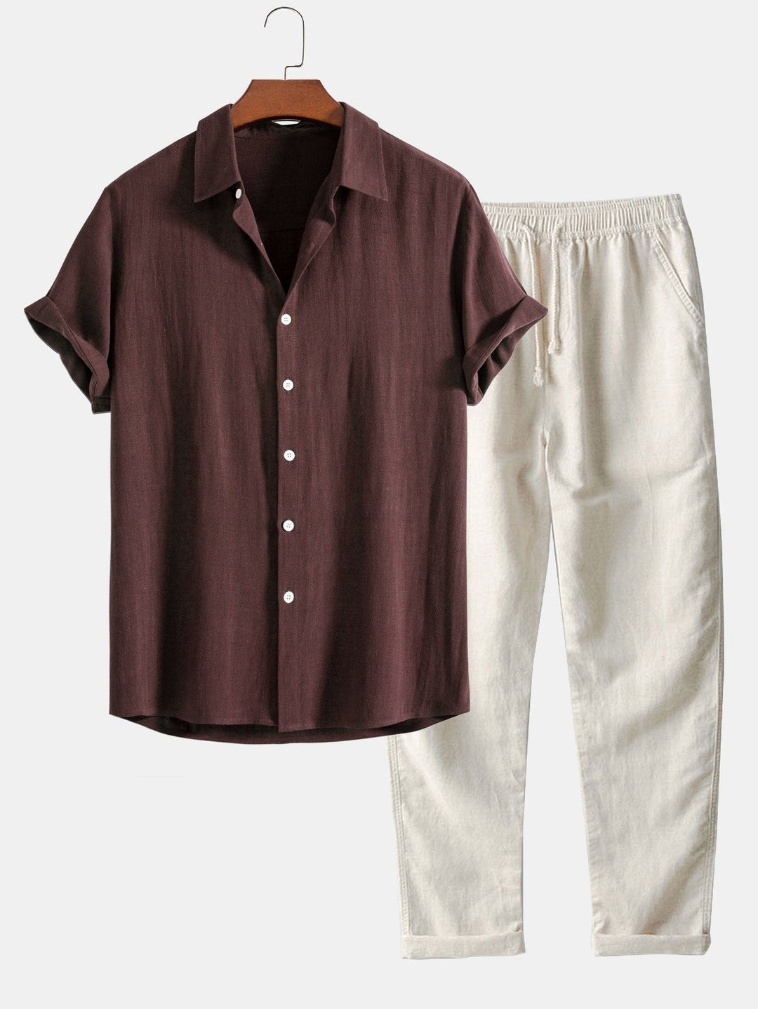 Conjunto de camisa e calça de linho - Antonio