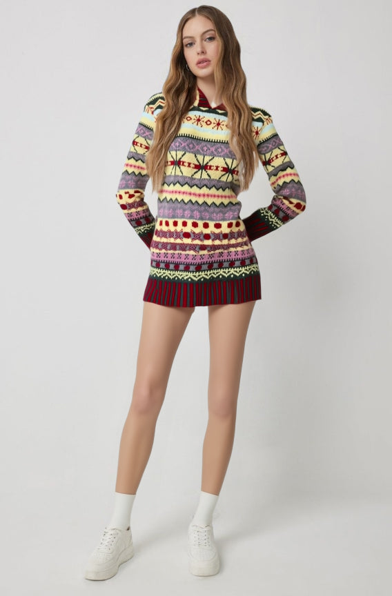 Ladies' Norwegian Jumper – Solveiga Autumn Magic