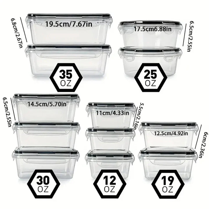 12-Piece Food Storage Container Set - FoodSaver-12-Piece Set-Nora Luxe