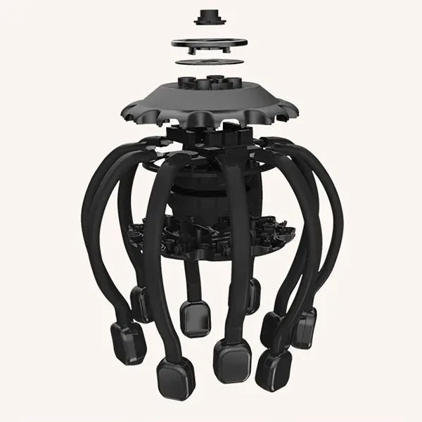 Massager inteligente elétrico para a cabeça - OctoRelax