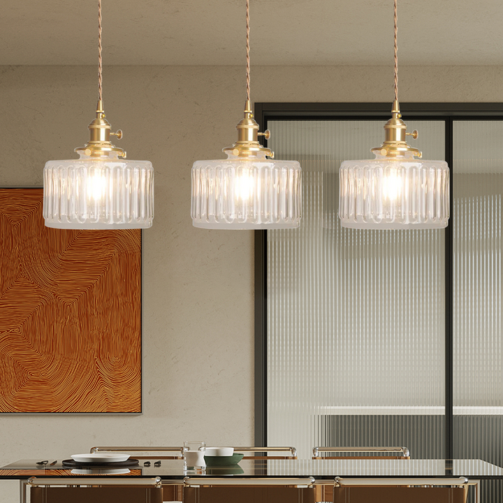 Lustre de Cristal Vintage - Celeste