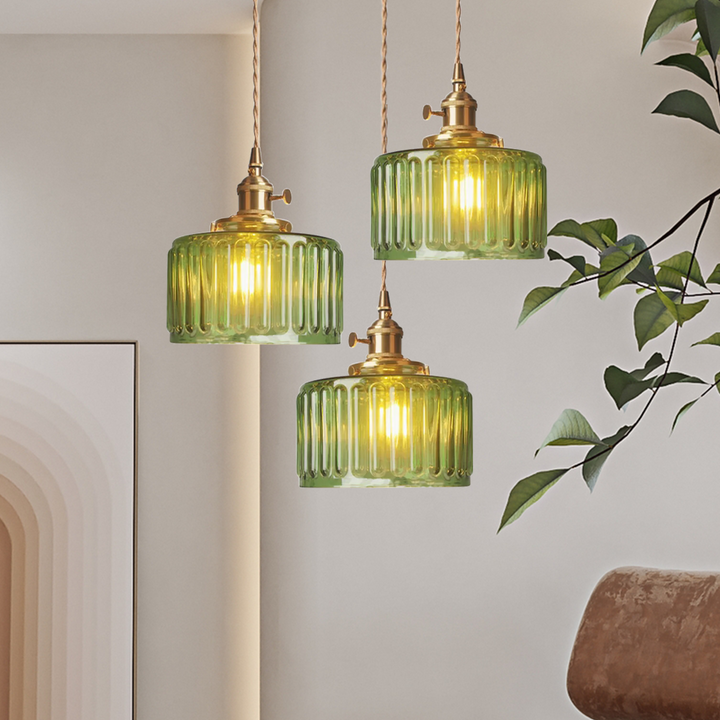 Lustre de Cristal Vintage - Celeste