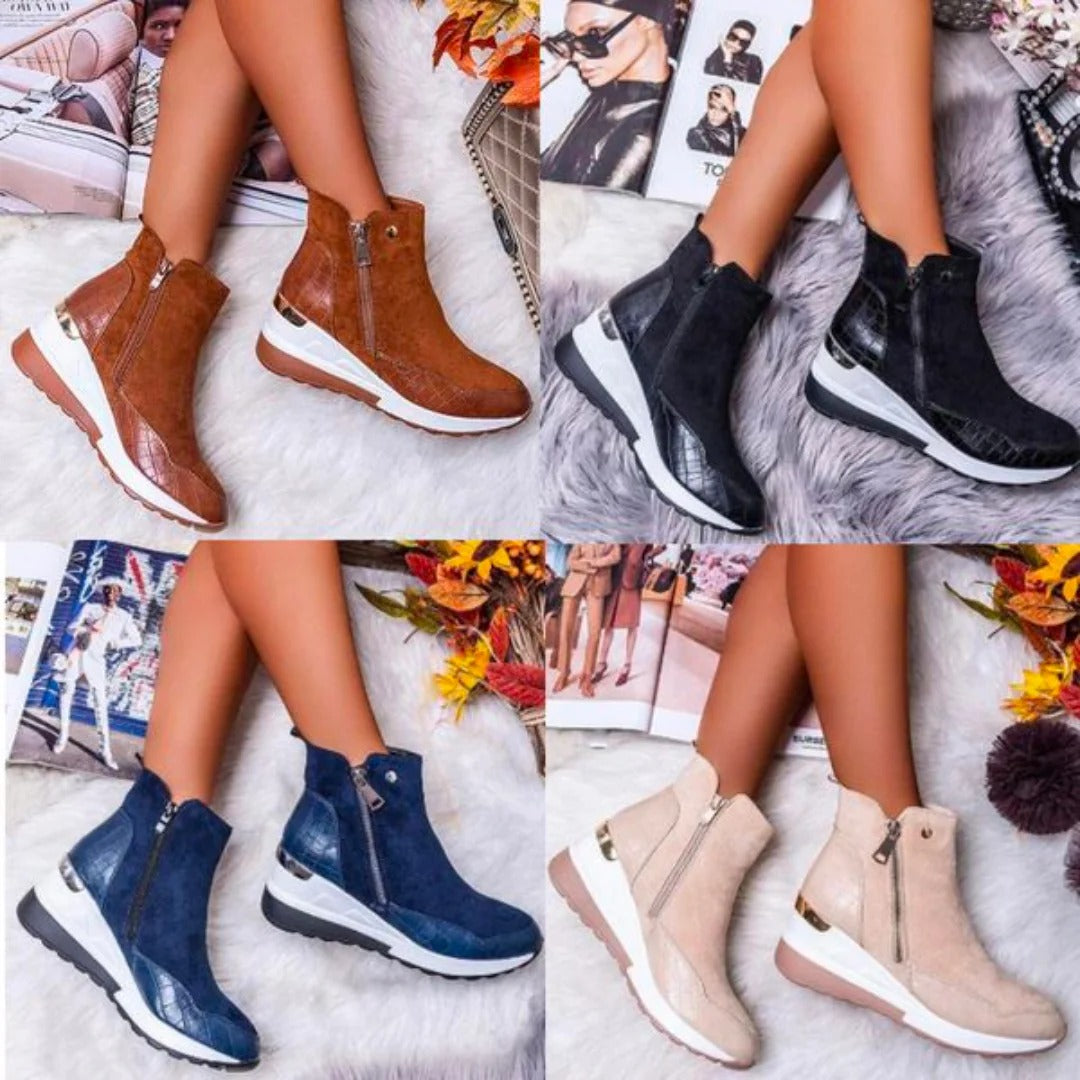 Ladies' Ankle Boots with Orthopaedic Support – Elena