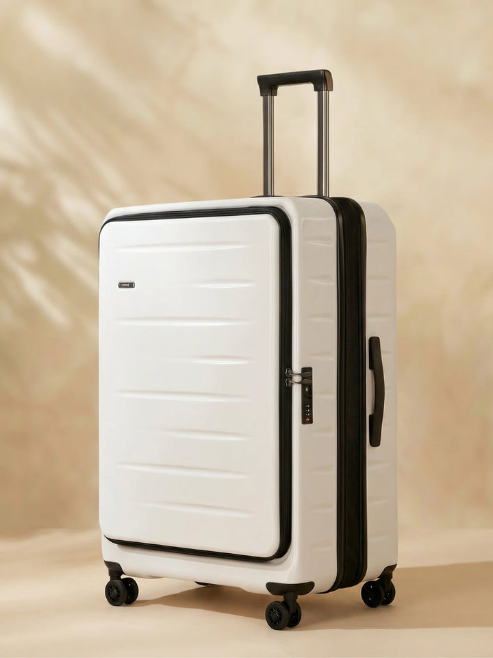 Expandable Hard Shell Carry-On with Front Pocket & TSA Lock