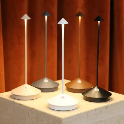 Conjunto de Luminárias de Mesa LED Sem Fio – ClarityGlow (disponível em conjuntos de 2, 4 ou 6)