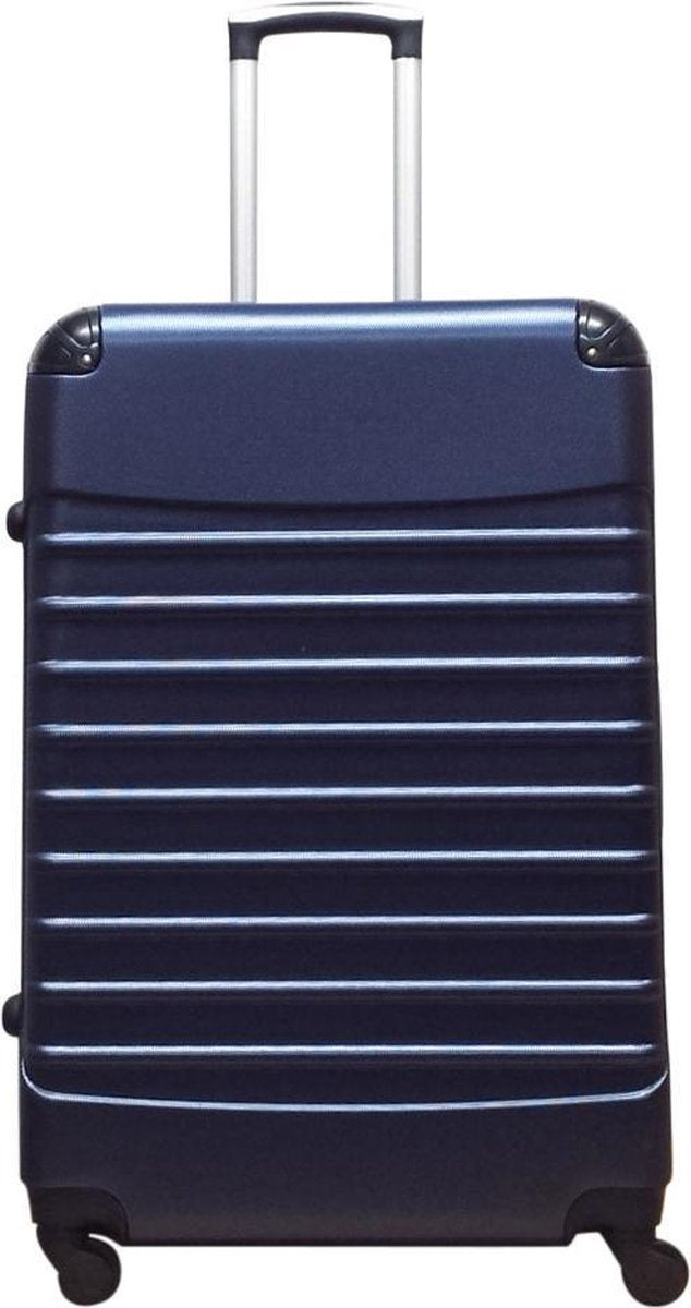 2-piece Dark Blue Hard Shell Suitcase Set – Monaco-Nora Luxe