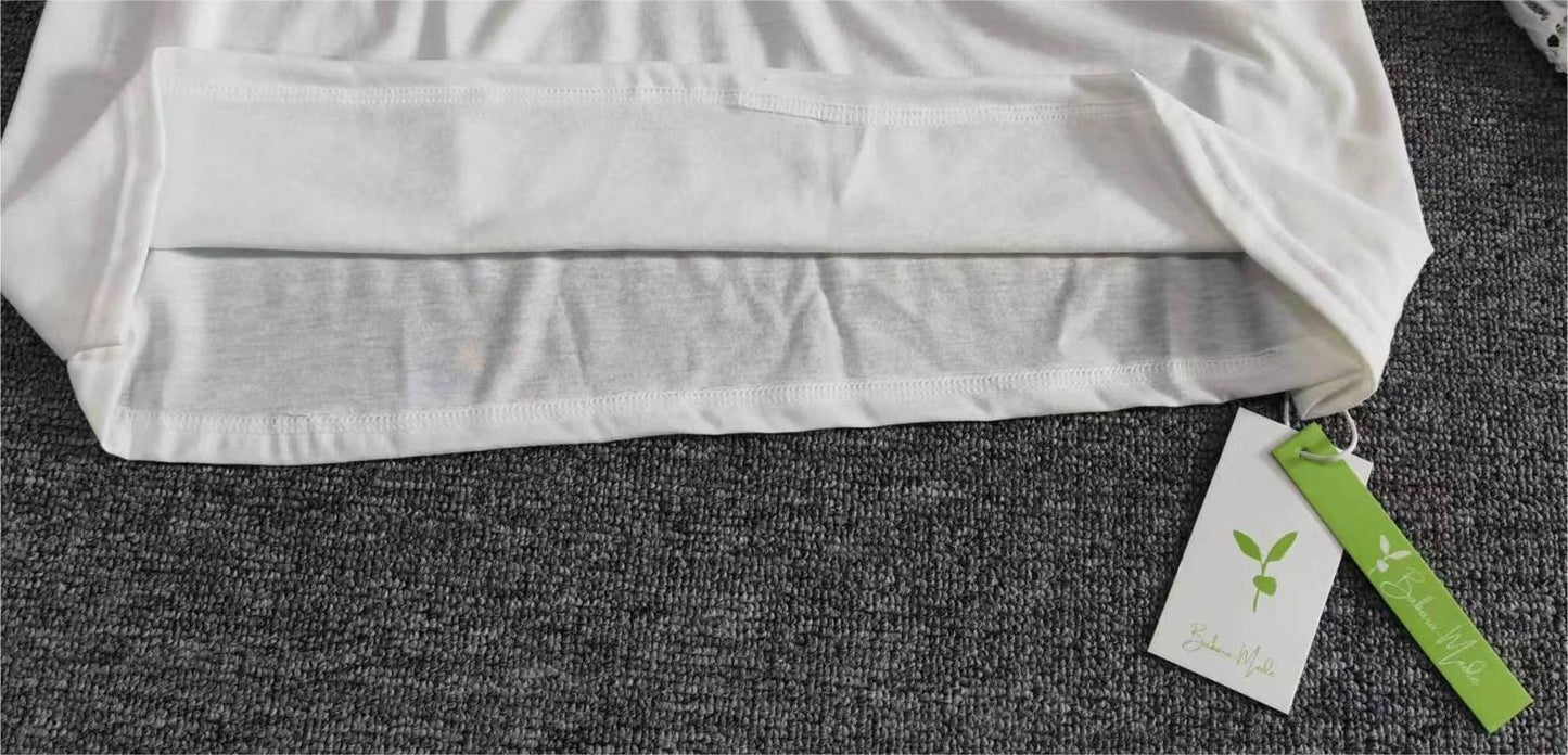 Camiseta de manga longa elegante para mulheres em cor sólida - AutumnGrace