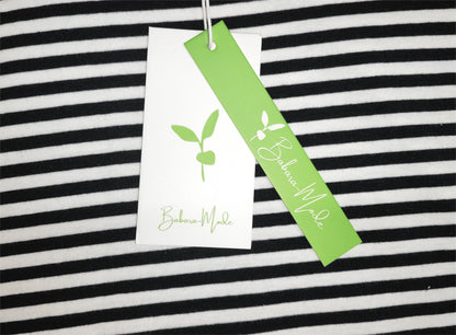 Camisa de manga longa listrada laranja-marinho-branca - OutonoListras