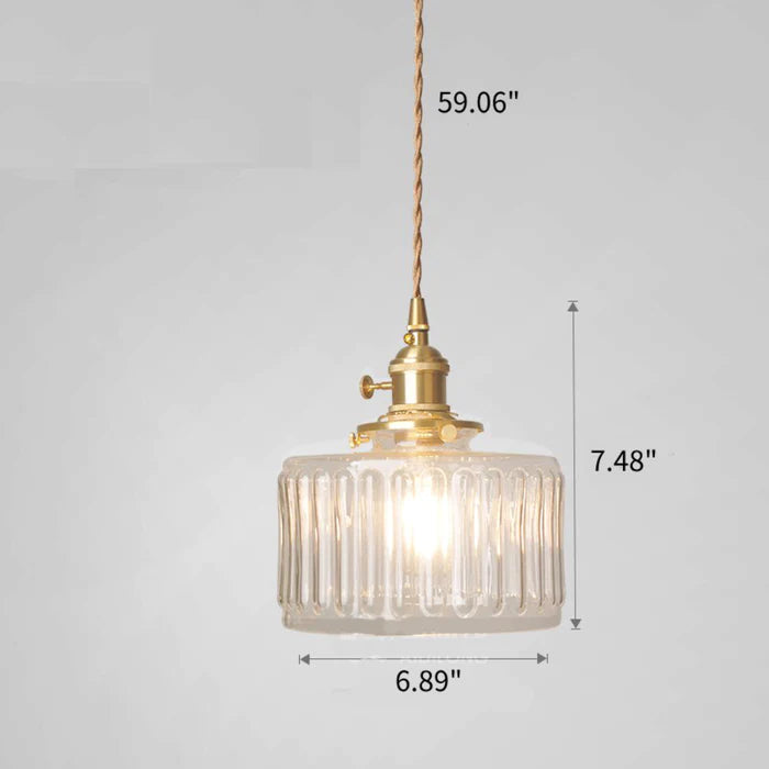 Lustre de Cristal Vintage - Celeste