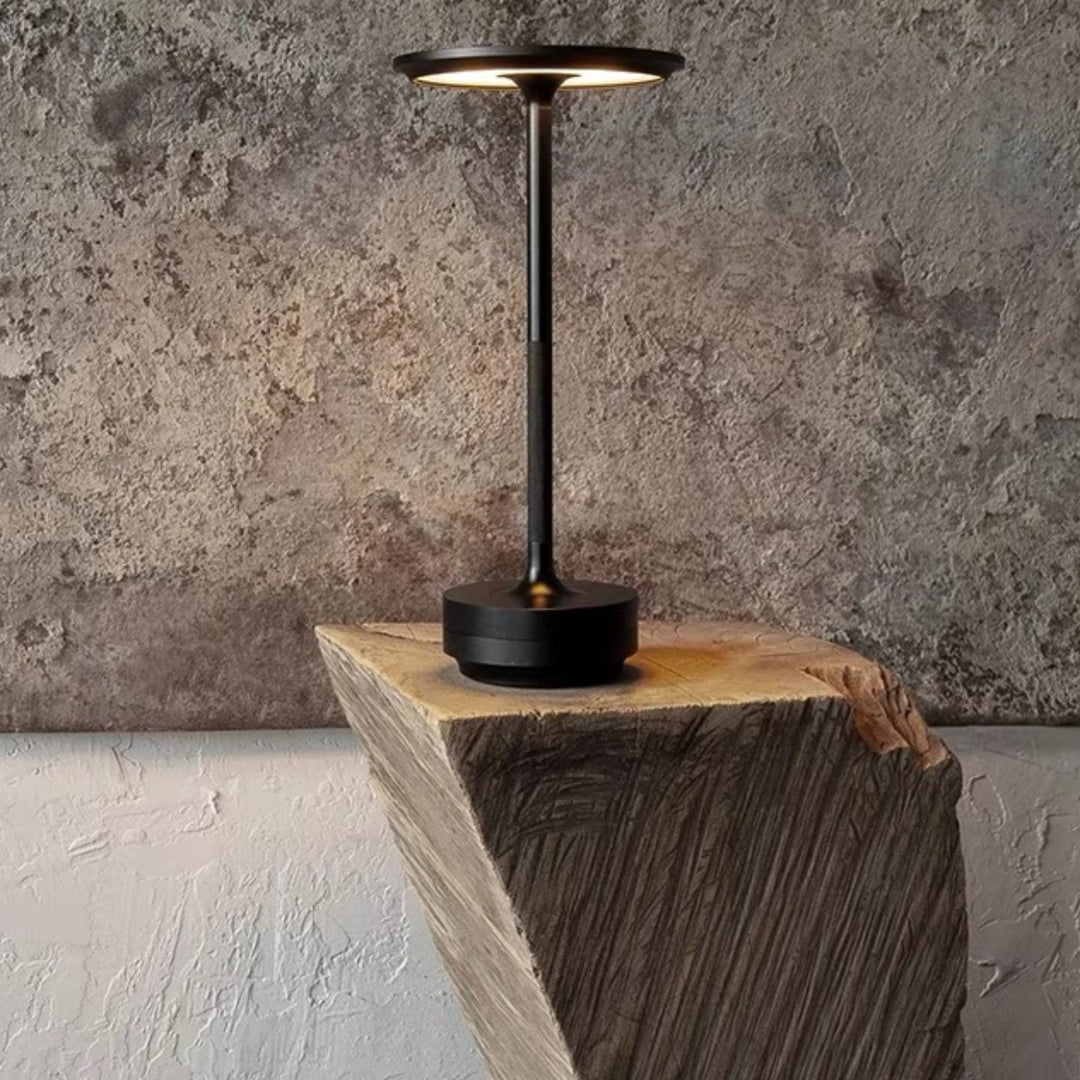 Lâmpada de mesa LED com toque estilo japonês - ZenLight