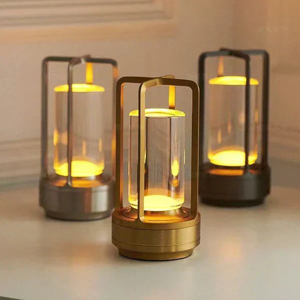 Lâmpada de Mesa de Cristal de Luxo - LumiCrystal