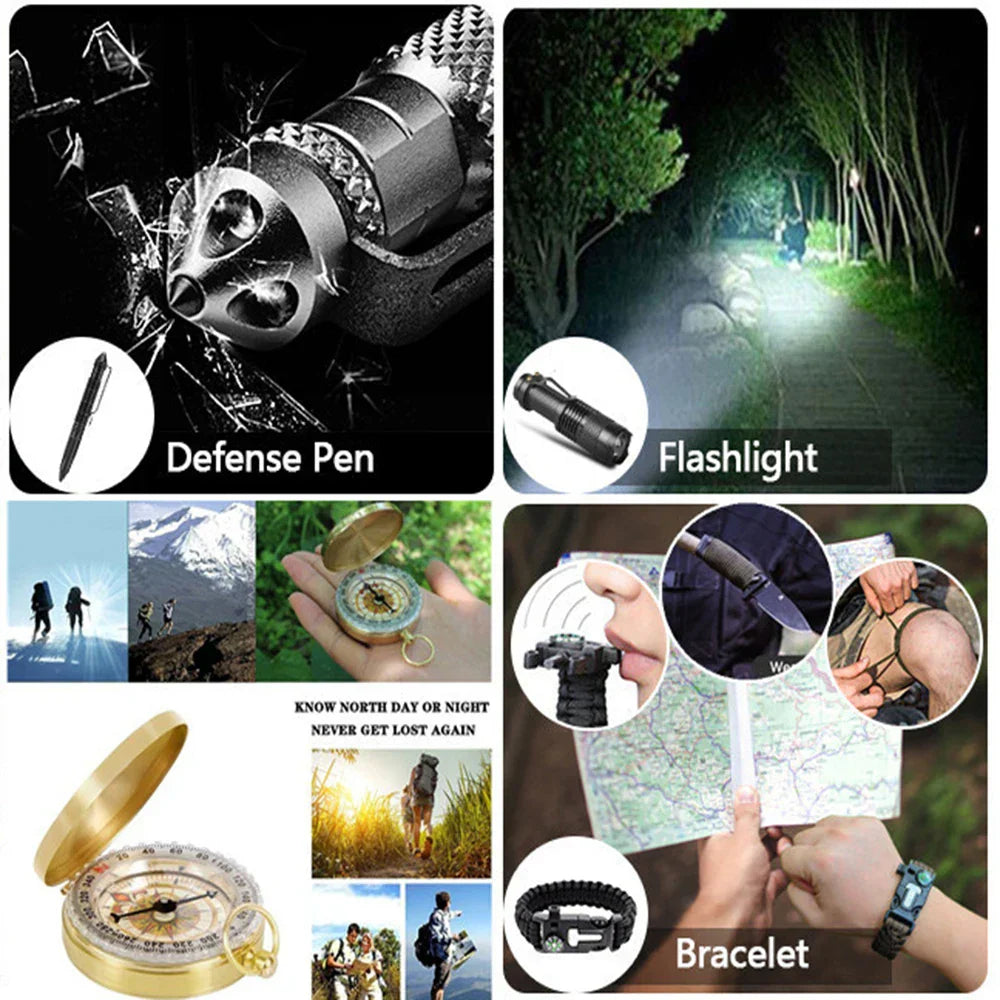 38-in-1 First Aid and Survival Kit - SurvivalAid-Nora Luxe