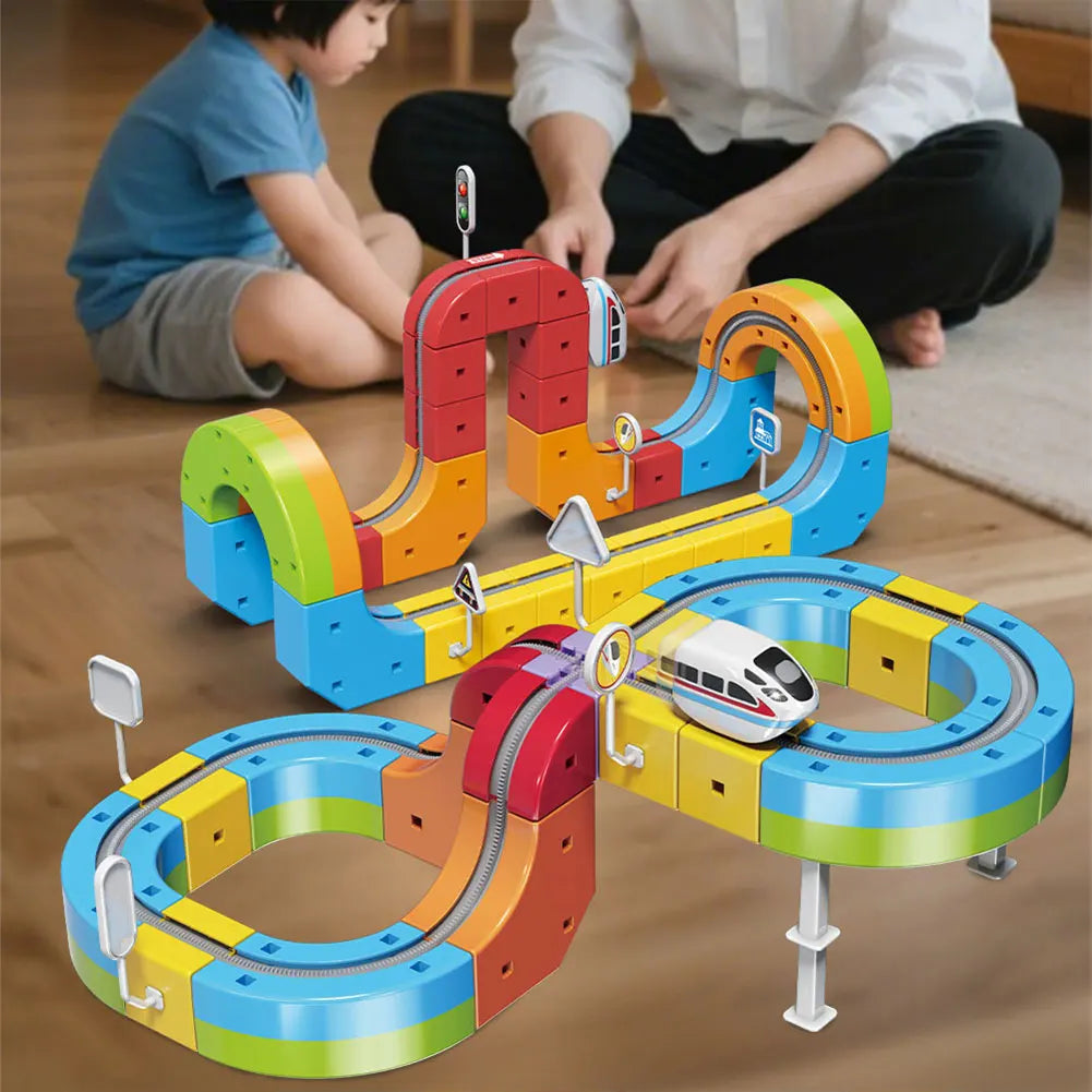3D Flexible Railway Building Kit - Zoomdex