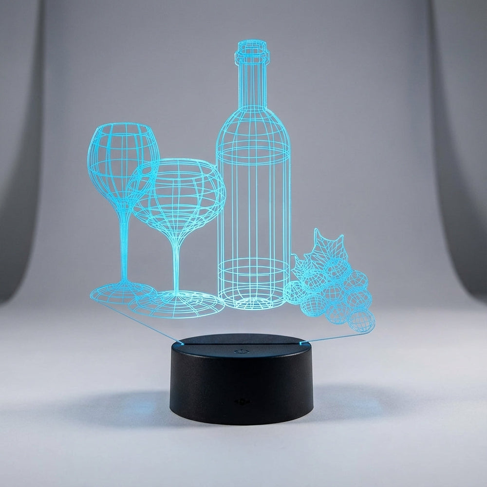 3D Illusion Tabletop Lamp -  NoirGlow