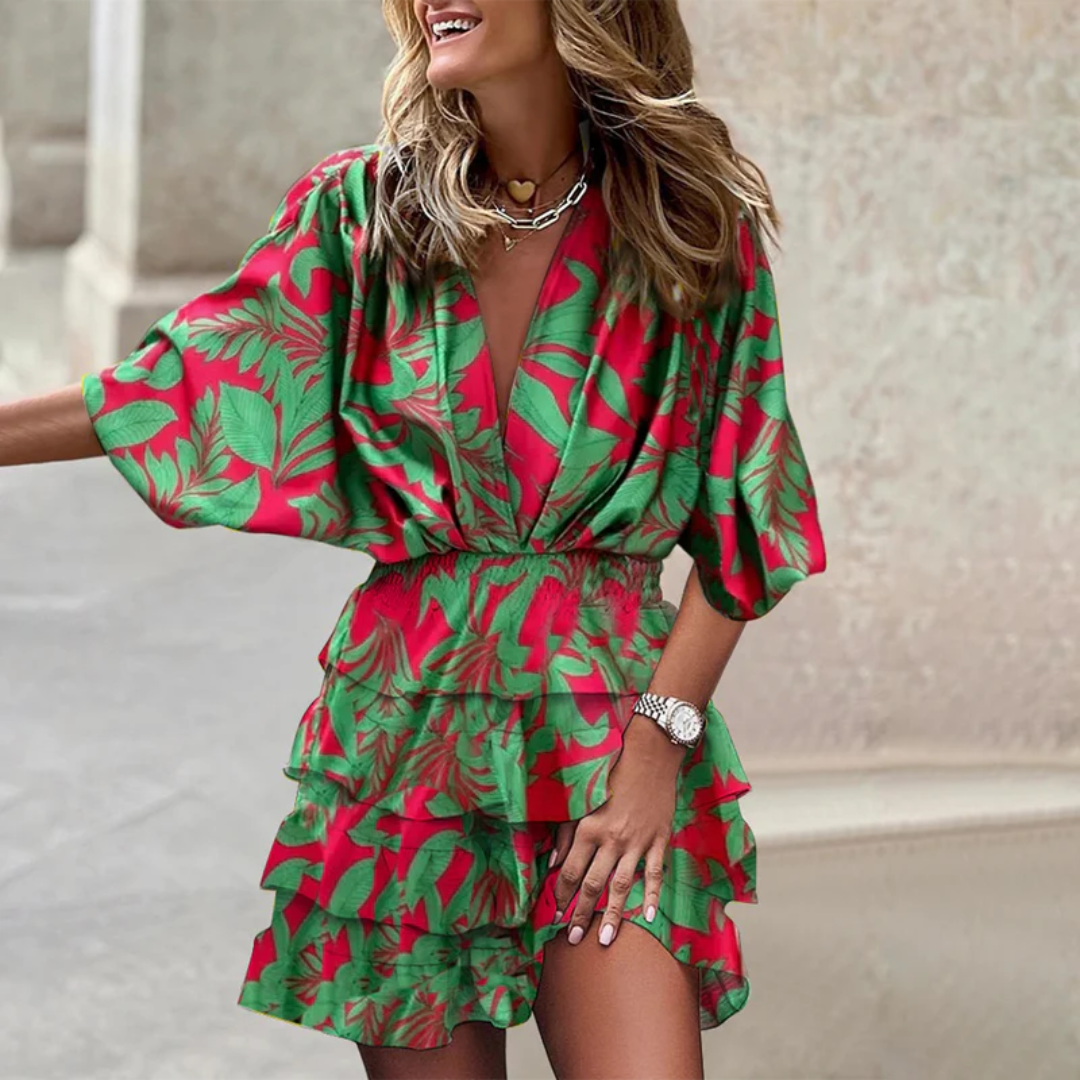 Vestido mini vibrante - Sophie