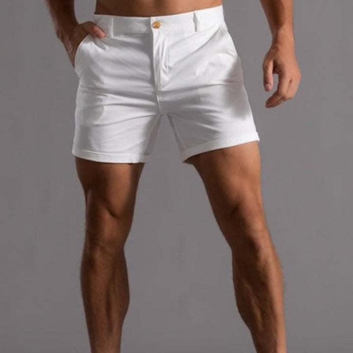 Fashionable slim-fit chino shorts for men – Emil