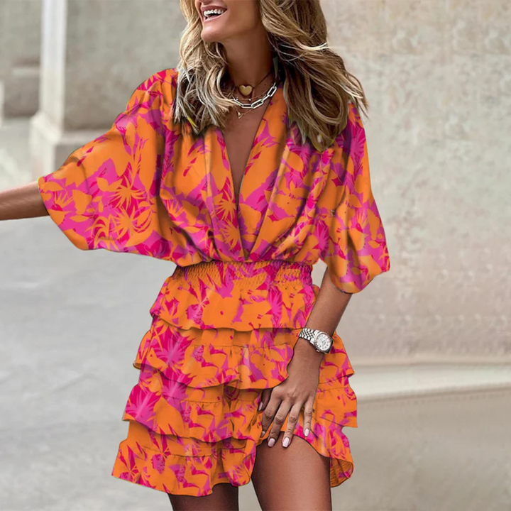 Vestido mini vibrante - Sophie