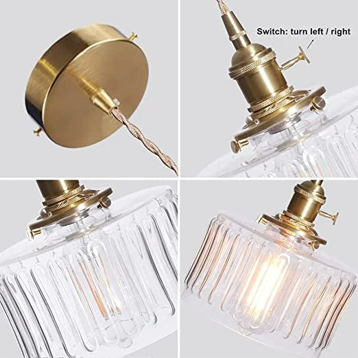 Lustre de Cristal Vintage - Celeste