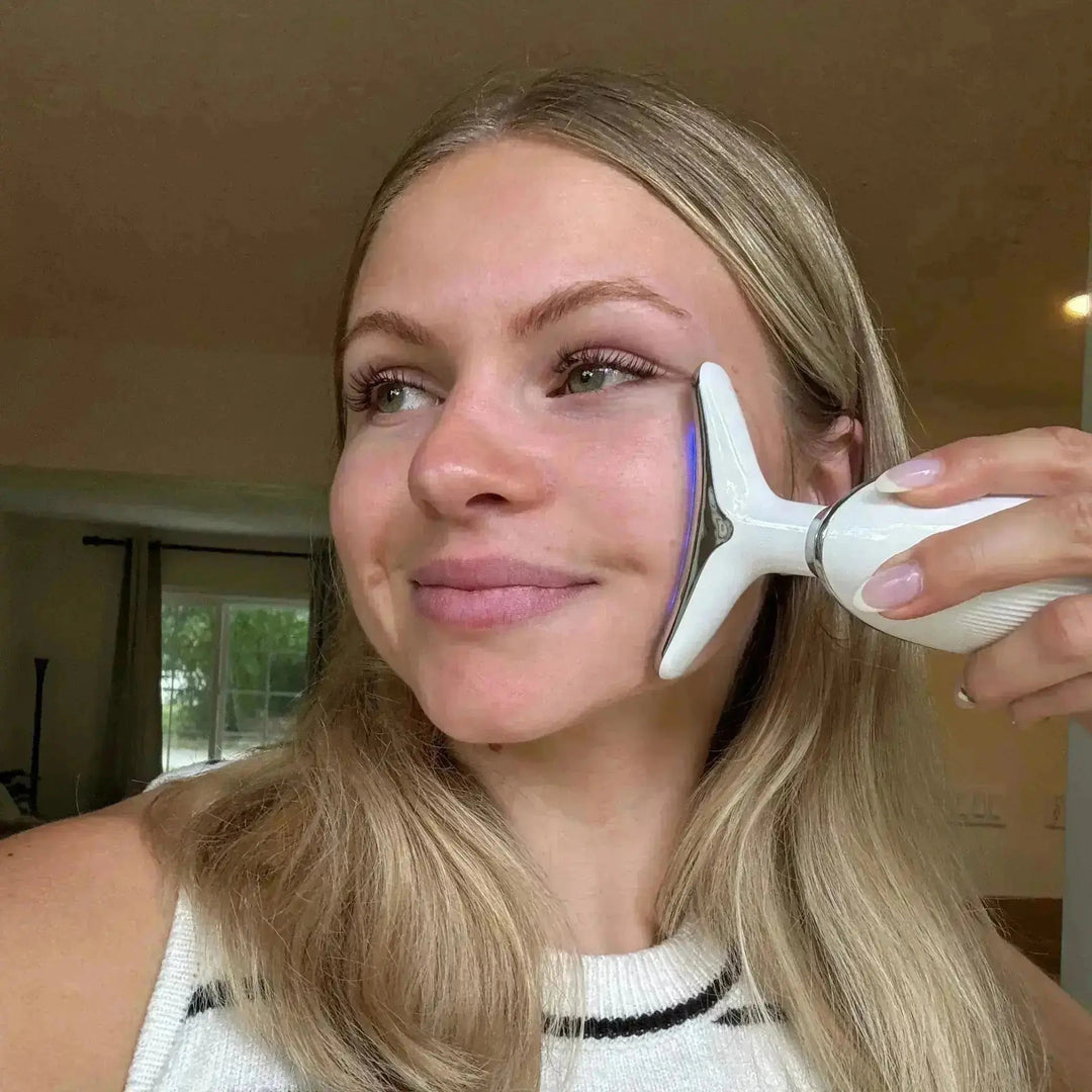 7-in-1 LED Face Firming & Massage Tool – Vénera-White-Nora Luxe