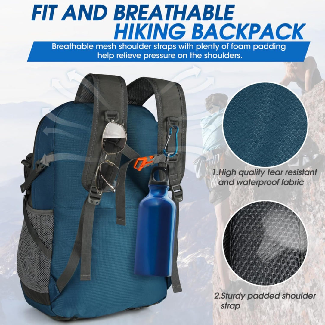 AA OUT OF STOCK 40L Waterproof Hiking & Camping Backpack – Lightweight & Packable