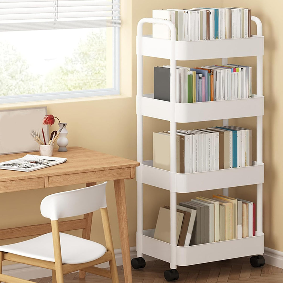 Rolling Utility Cart with Wheels & Handle – Veyora