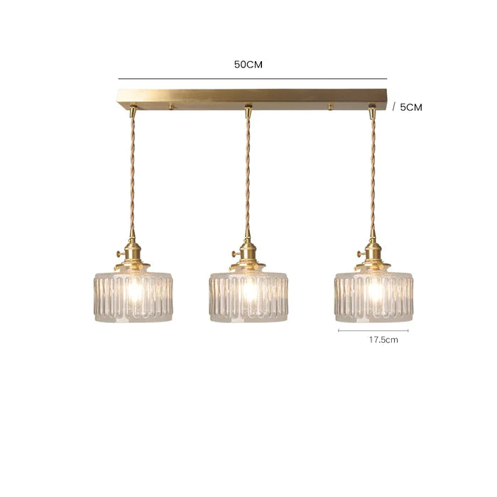 Lustre de Cristal Vintage - Celeste