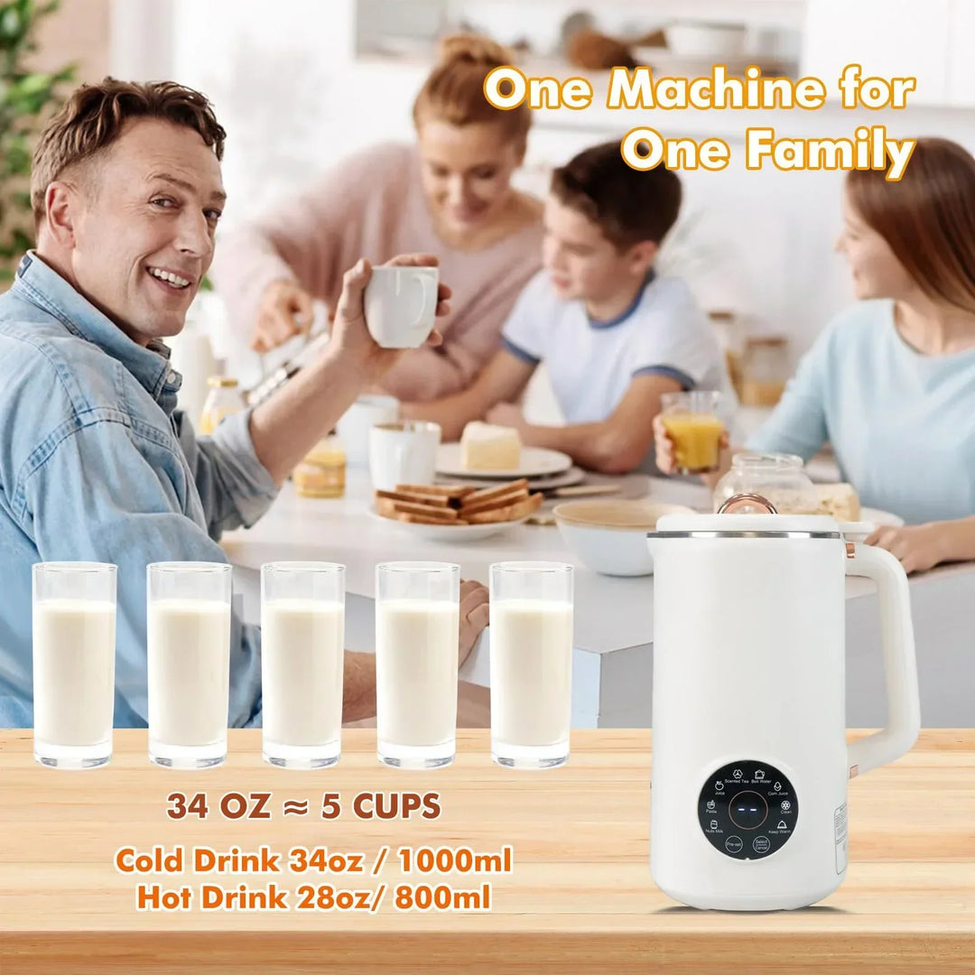 8-in-1 Nut Milk Maker (33.8 fl oz) - NutriBlend-Nora Luxe
