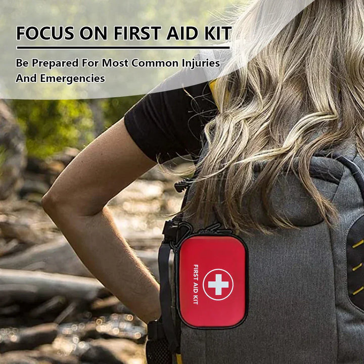 91-Piece First Aid Kit - SafeKit Pro-Red-Nora Luxe