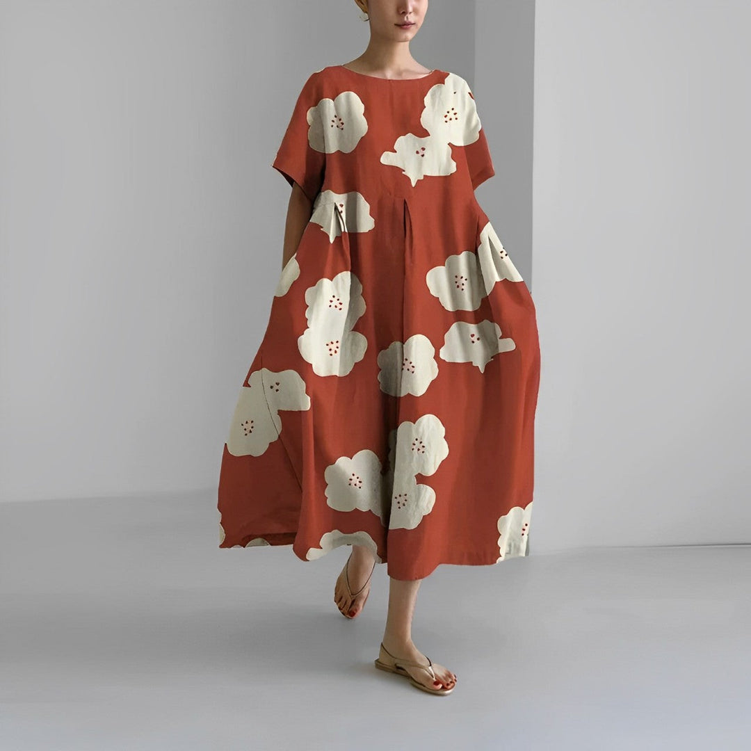 Vestido Maxi Boho de Flores - FloraChic
