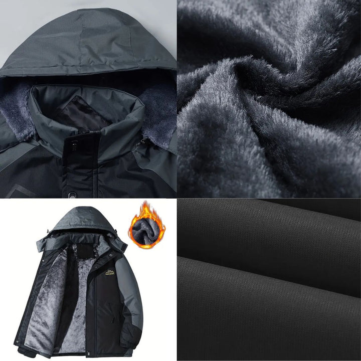 Men's outdoor jacket with hood - Roderik