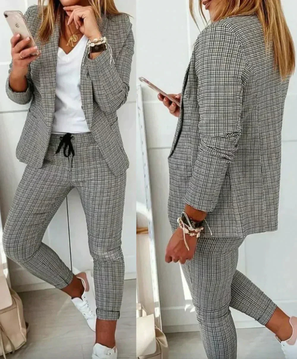 Conjunto feminino luxuoso - Celeste