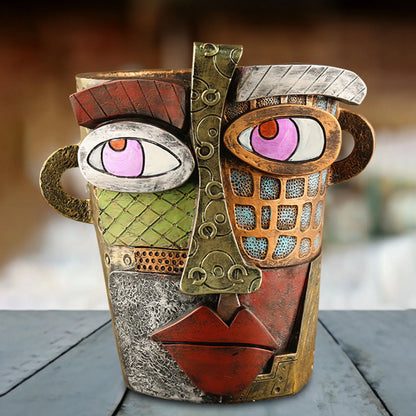 Vasos de flores ornamentais de arte abstrata estilosa - RetroVisage