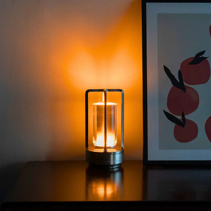 Lâmpada de Mesa de Cristal de Luxo - LumiCrystal