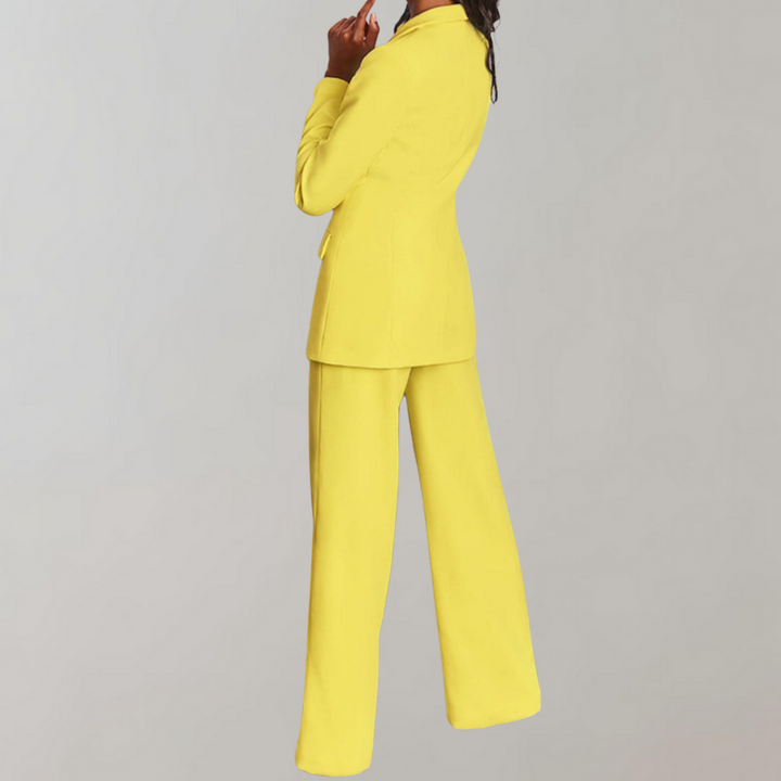 Conjunto de blazer e calças elegante - Elena
