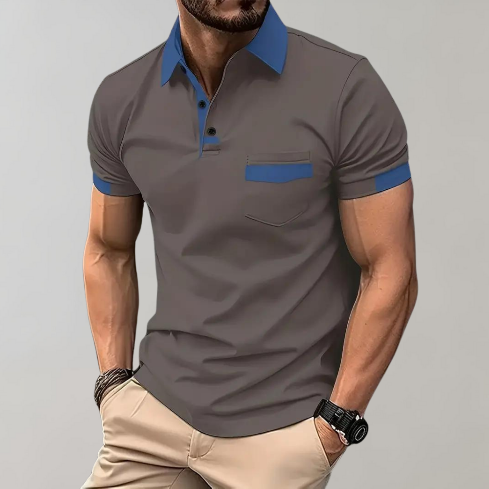 Camisa polo moderna para homens - Leo