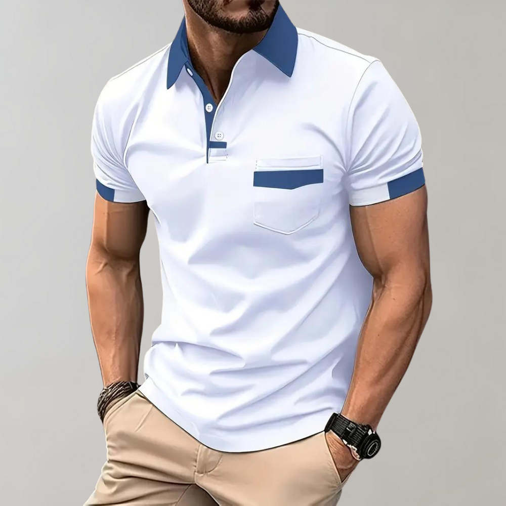 Camisa polo moderna para homens - Leo