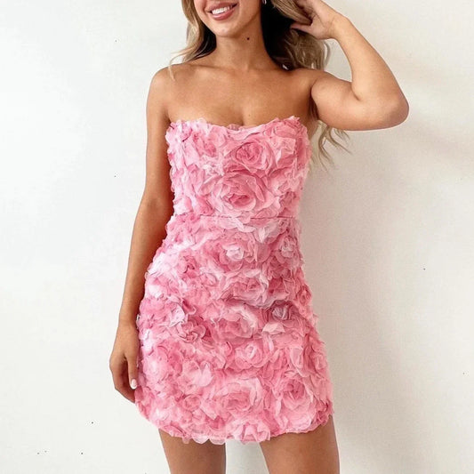 Vestido trendy sem ombros - Valentina