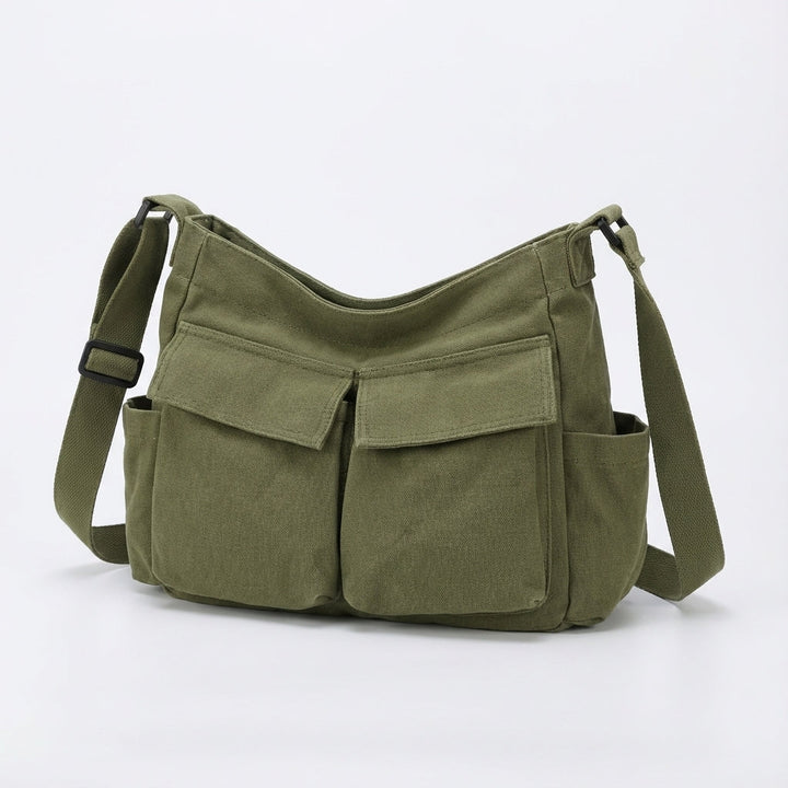 Canvas Crossbody Messenger Tas - DailyMessenger