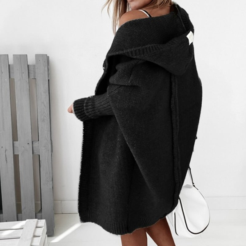 Autumn Women's Hooded Cardigan – Noelia