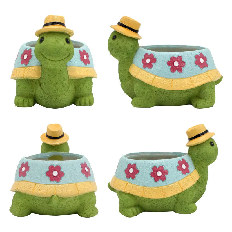 Vaso de Plantas de Jardim em Forma de Tartaruga - TurtleBloom