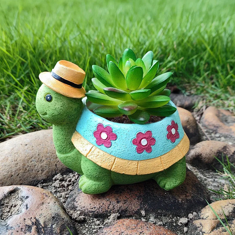 Vaso de Plantas de Jardim em Forma de Tartaruga - TurtleBloom
