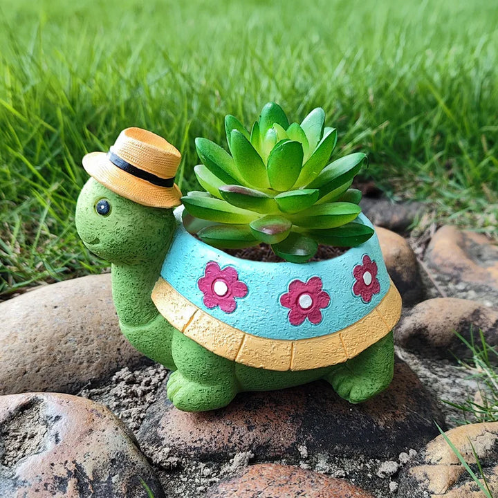 Vaso de Plantas de Jardim em Forma de Tartaruga - TurtleBloom
