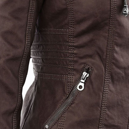 Jaqueta de couro da moda - Zara